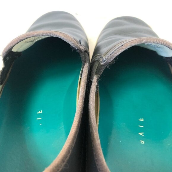 FIVE FOUR Los Angeles Navy Leather Slip On Shoes Men's Size 9 - Picture 9 of 15